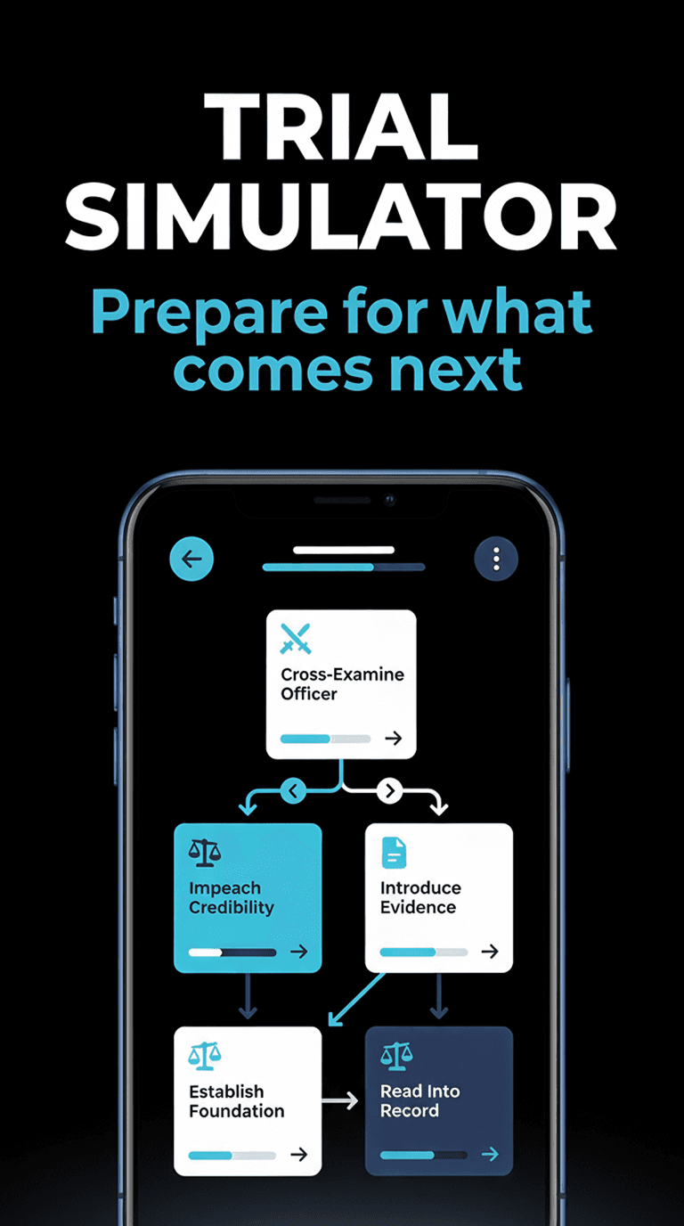 Trial Simulator interface preview